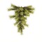 28" Artificial Pine Teardrop Swag – Faux Greenery for Christmas, Holiday Front Door or Mantel Decor-XX9333